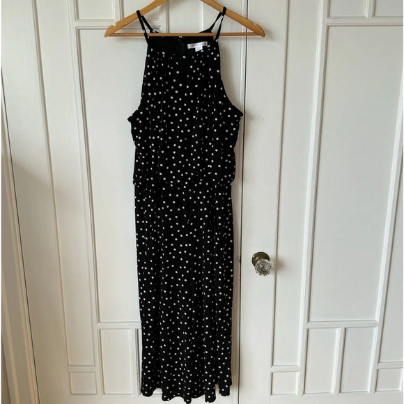 London Times Polka Dot Jumpsuit romper excellent condition size 12 comfortable - Picture 5 of 13